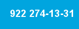 922 274-13-31 922 274-13-31